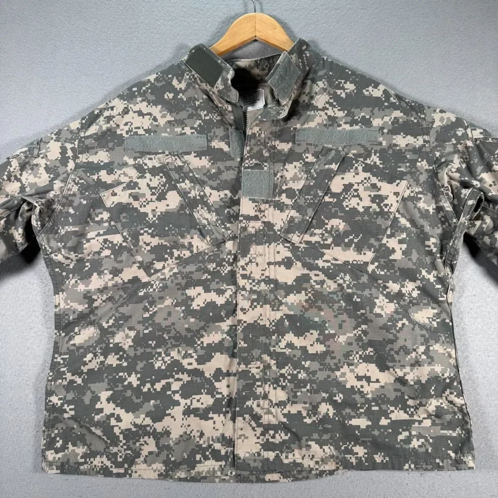 US Military Army Combat Uniform Shacket Adult Large Regular Fatigue Digital Camo